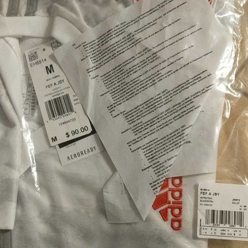 Adidas men's Spain away jersey - Picture 7 of 7